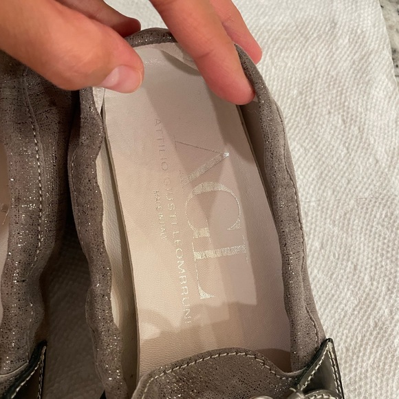 attilio giusti leombruni loafers with buckle silver - 35.5 - Picture 3 of 5